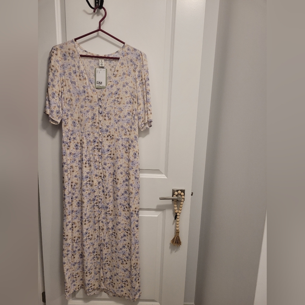Floral Cream Dress H&M